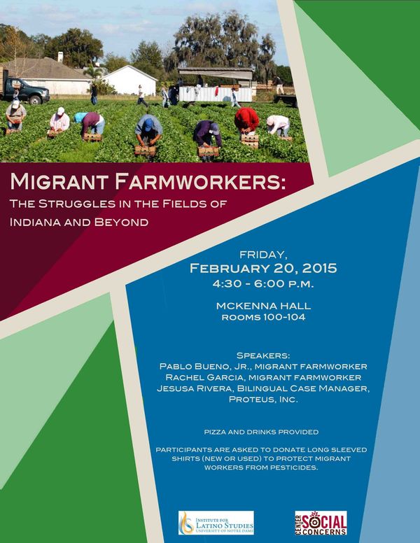 Migrant Farmworkers Event Flyer