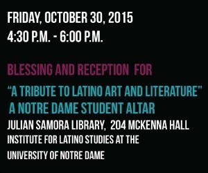 2015 Day of the Dead event at Notre Dame