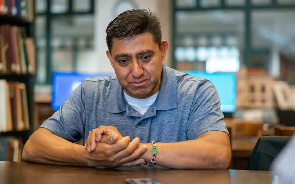 Salgado spoke with emotion about the anxiety and depression his immigration legal battle has caused.