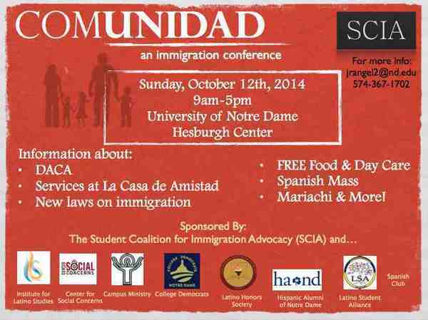 ComUNIDAD Conference flyer