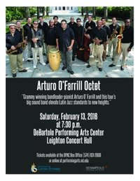 Arturo O'Farrill Octet at Notre Dame event flyer