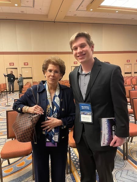Parker Gaines and Dr. Antonia Novello